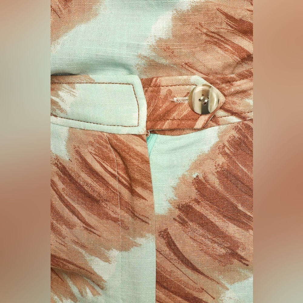 Anthropologie SET Camille Tie-Dye High-Waisted Culottes + Tie-Back Crop Top | M - Picture 8 of 16